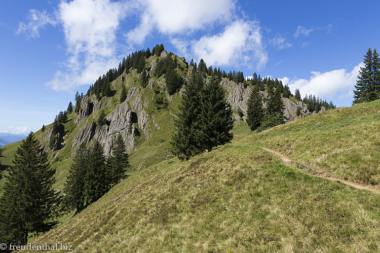 Blick zurück auf den Siplinger Kopf