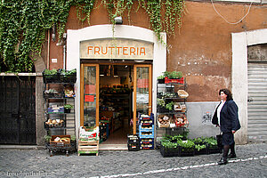 Obst- und Gemüseladen im unteren Teil von Trastevere