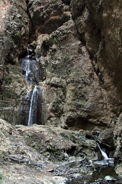 Wasserfall im Barranco del Infierno