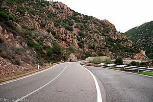 auf der Straße 125 aus Sardinien