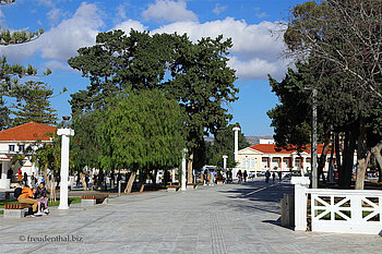 Der Rathausplatz von Paphos