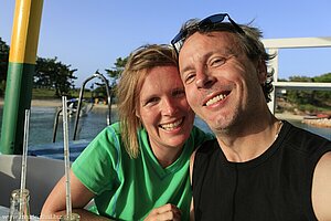 Annette und Lars bei Union Island