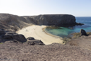 Die erste Aussicht zur Playa de Papagayo