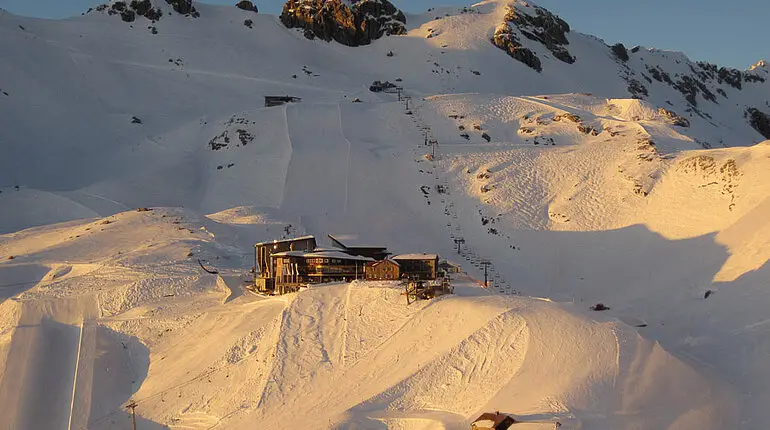 Sonnenuntergang beim Nebelhorn