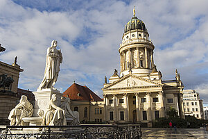 auf dem Gendarmenmarkt von Berlin