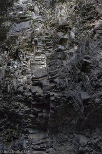 Typische Basaltformen im Barranco del Agua
