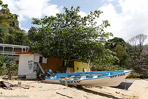 Fischerboot bei Charlotteville