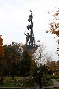 Denkmal Peters des Großen in der Moskwa