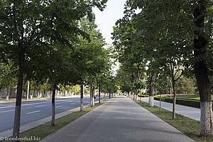 Spaziergang entlang dem Boulevard Stefan cel Mare in Chisinau