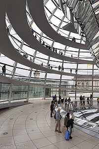 in der Reichstagskuppel von Berlin