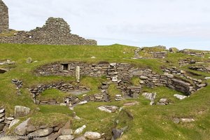 die bekannteste prähistorische archäologische Stätte der Shetlandinseln