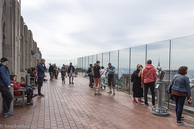 Aussichtsplattform auf dem Top of the Rock