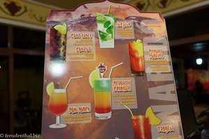 Cocktails im Hotel Las Cuevas in Trinidad