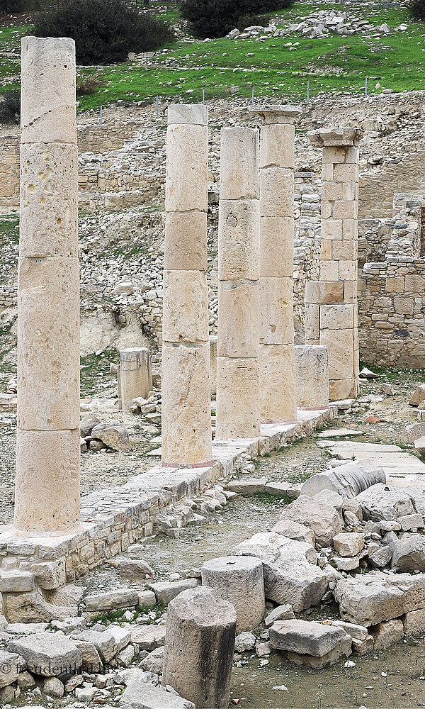 Säulen eines Tempels auf Zypern