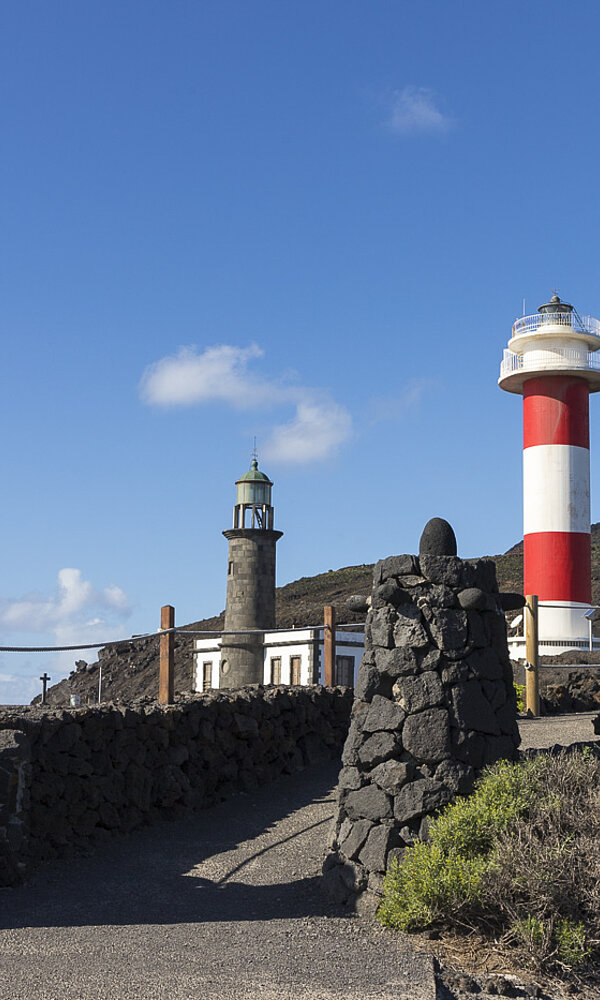 Zwei Leuchttürme und die Salzgärten der Südspitze von La Palma