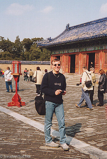 Lars bei Himmelstempel in Peking