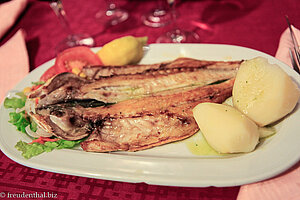 Fischgericht im Bierzo Enxebre