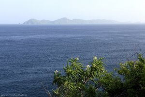 Blick von Duvernette Island nach Bequia