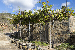 Hütte am Rande von Tijarafe