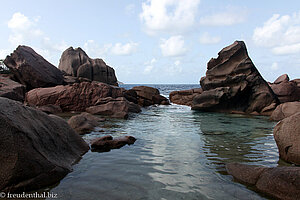 Felsen in der Anse Caiman