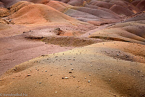 Terres des Couleurs, farbige Erde von Chamarel auf Mauritius