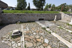 Ruinen aus dem römischen Castrum in Alba Iulia