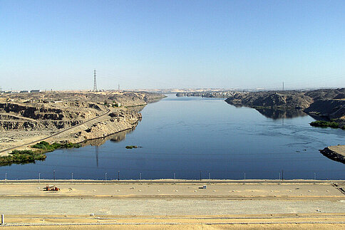 Blick zum ersten Nilkatarakt