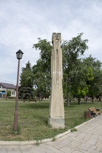 Denkmal im Stadtpark von Soroca in Moldawien