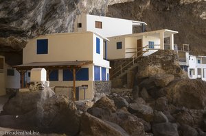 Schön gepflegte Häuser in der Cueva Candelaria.