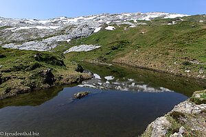 kleiner Bergsee bei der Silberenalp