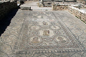 Gut erhaltene Mosaiken in Volubilis