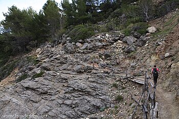 Wanderweg oberhalb der Cala de Deia
