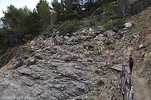 Wanderweg oberhalb der Cala de Deia