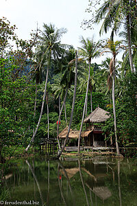 Lagune innerhalb des Thapwarin Resorts