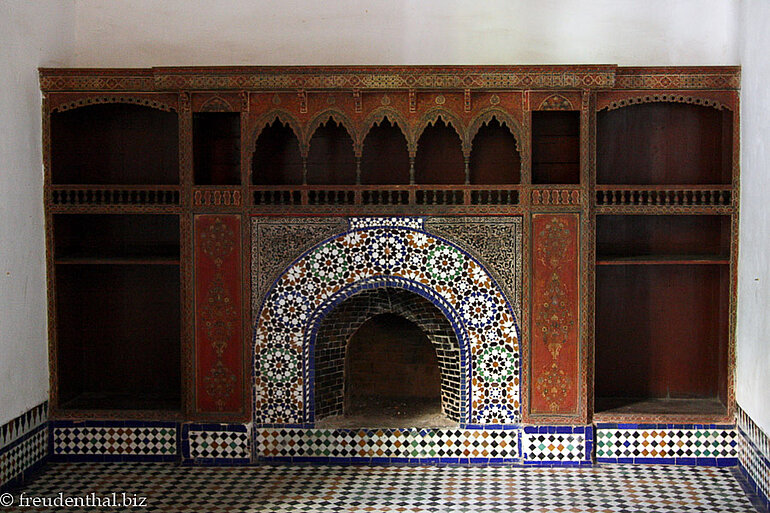 Kamin im Bahia-Palast