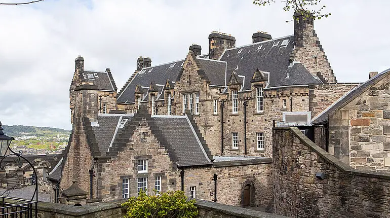 Wohnhäuser im Edinburgh Castle