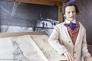 Frédéric Auguste Bartholdi auf Liberty Island