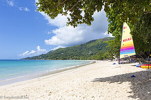 am Beau Vallon Beach auf Mahé