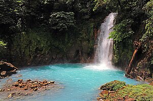 Die Catarata Río Celeste - herrlich himmelblau