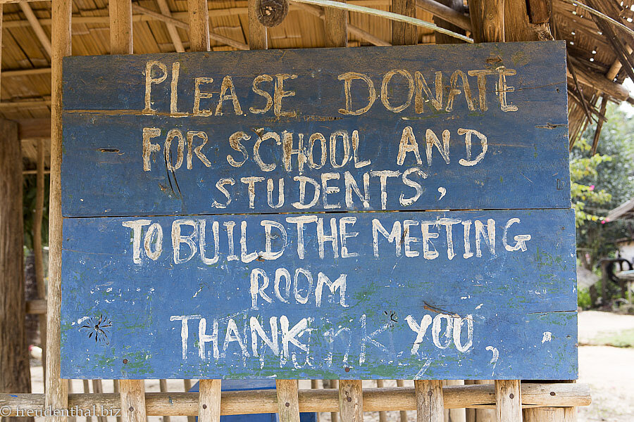 Bitte um kleine Spende für die Schule