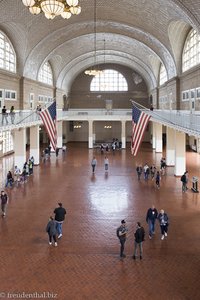 das Museum der amerikanischen Einwanderungsbehörde auf Ellis Island