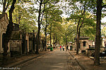 Grünanlage des Cimetière de Montmartre