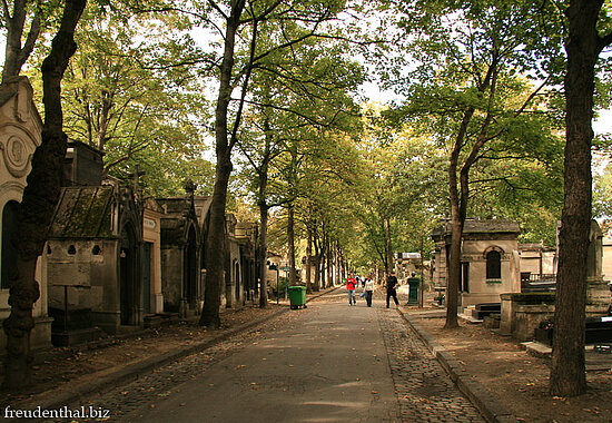 Grünanlage des Cimetière de Montmartre