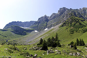 Blick vom Meerenboden zum Mürtschenstock