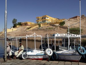 Bootsanleger bei Assuan