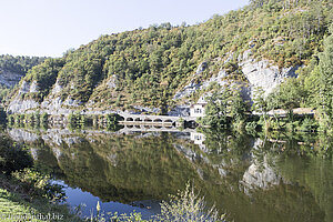 der Lot bei Cahors in Frankreich