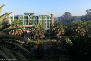 Ausblick aus unserem Zimmer im Hotel Summerland - Bahir Dar