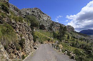 Wanderweg von der Finca Cosconar in die Ebene vom Torrent de Lluc