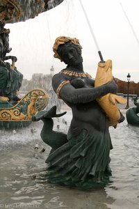 Springbrunnen auf dem Place de la Concorde