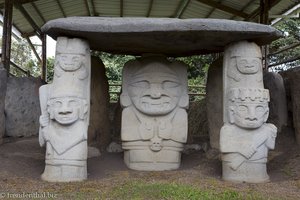 Megalithgrab der San-Agustín-Kultur von Kolumbien